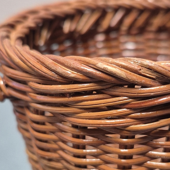 Set of 6 Woven Rattan Wicker Style Mugs - Vintage - Rustic - Cottage - Country - Picture 6 of 6